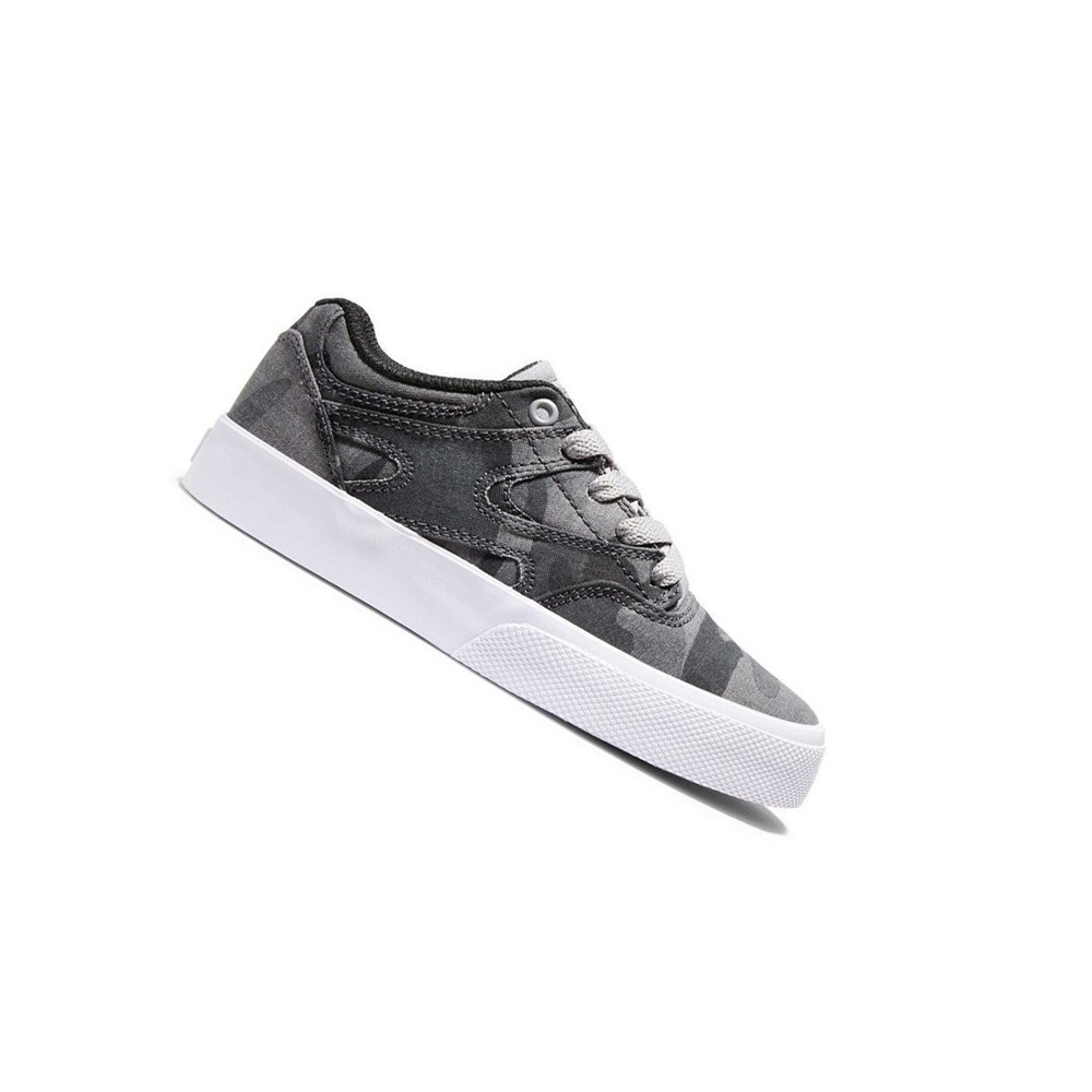 Enfant Noir Camouflage Chaussure Skate DC Kalis Vulc - france BVT-9671934