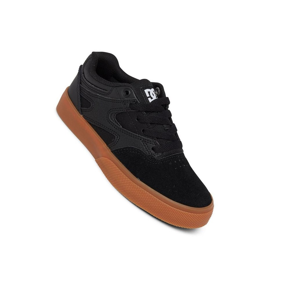 Enfant Noir Chaussure Skate DC Kalis Vulc - france ZHY-0081058