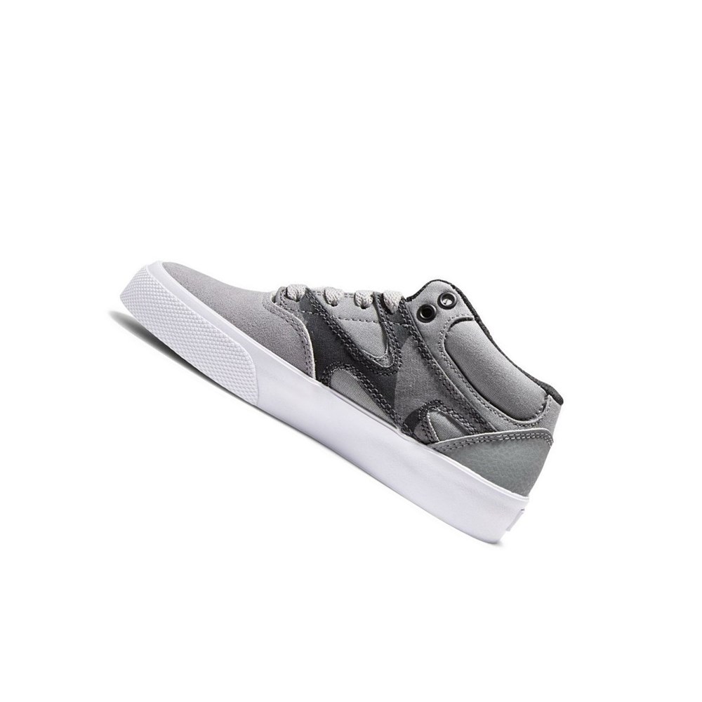 Enfant Noir Camouflage Chaussure Skate DC Kalis Vulc Mid - france JEC-7718695