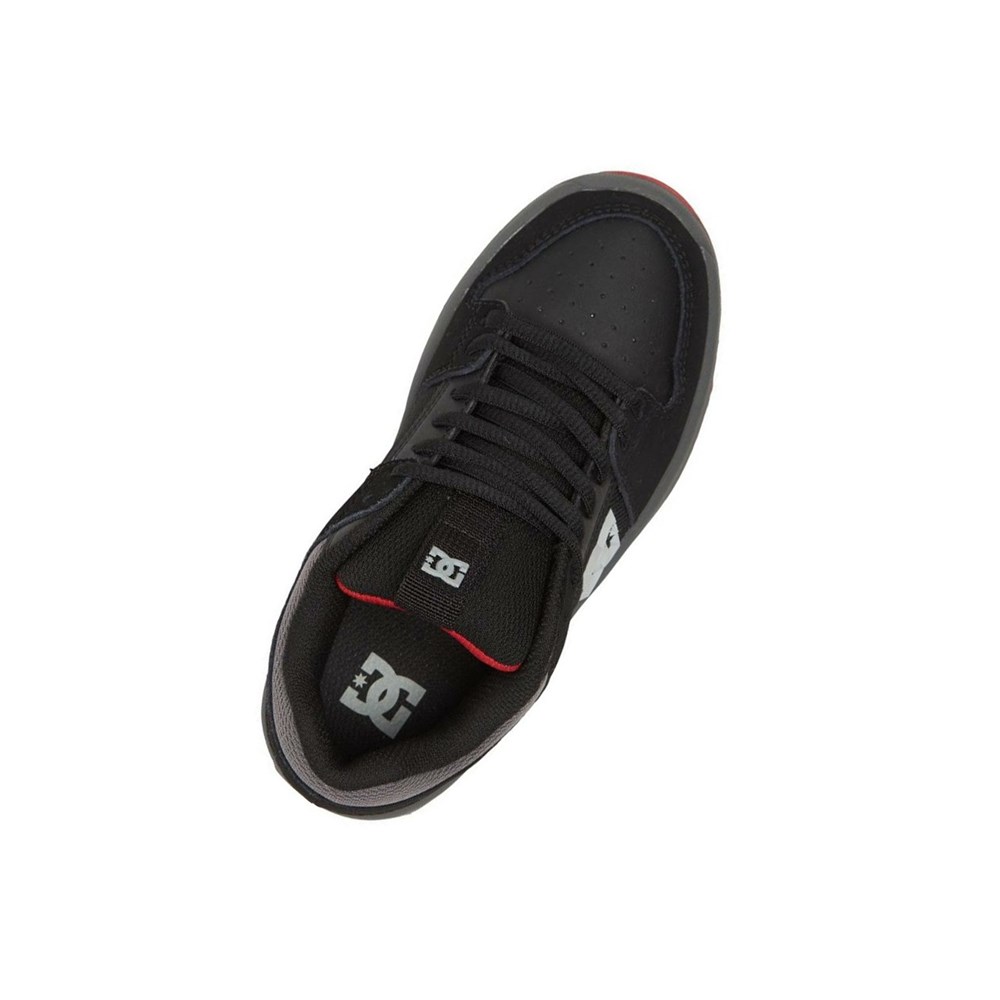 Enfant Black Grey Red Chaussure Skate DC Lynx Zero - france OKD-4759701