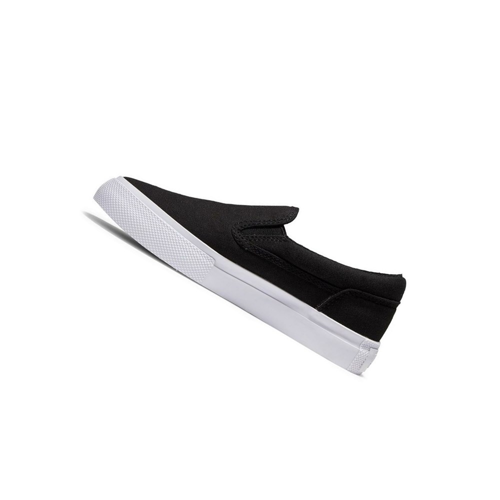 Enfant Black White Chaussure Skate DC Manual - france CLH-1304659