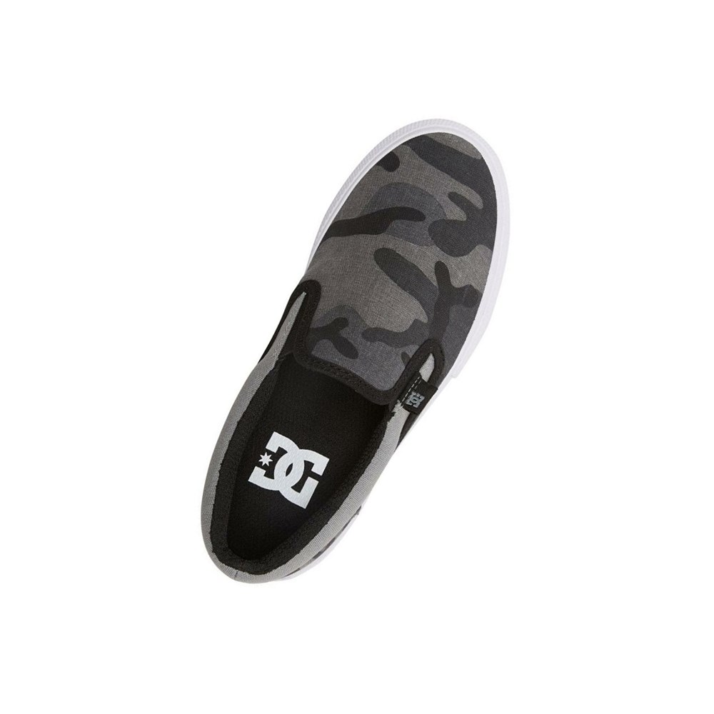 Enfant Black Camo Chaussure Skate DC Manual - france ZXM-8176268