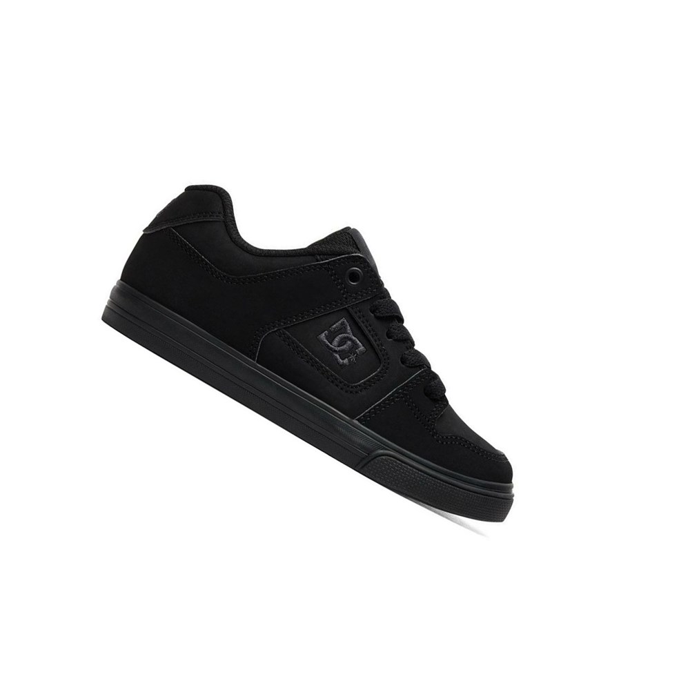 Enfant Noir Chaussure Skate DC Pure - france XJM-6436775