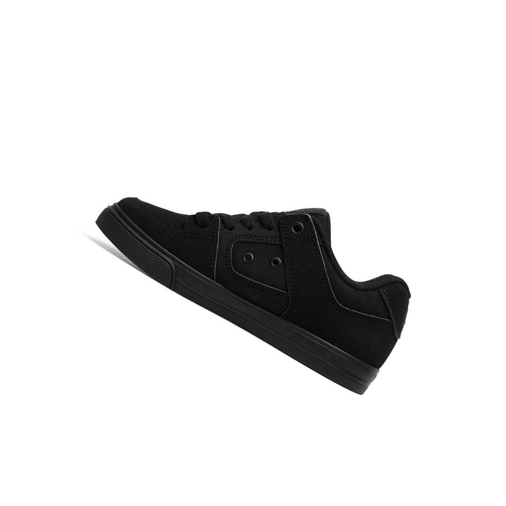 Enfant Noir Chaussure Skate DC Pure - france XJM-6436775