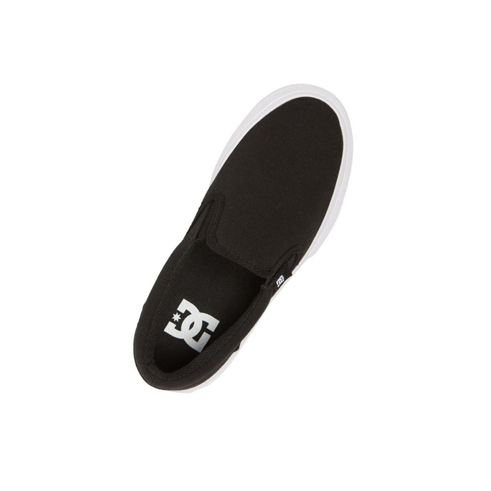 Enfant Black White Slip On DC Manual - france EBD-8614975