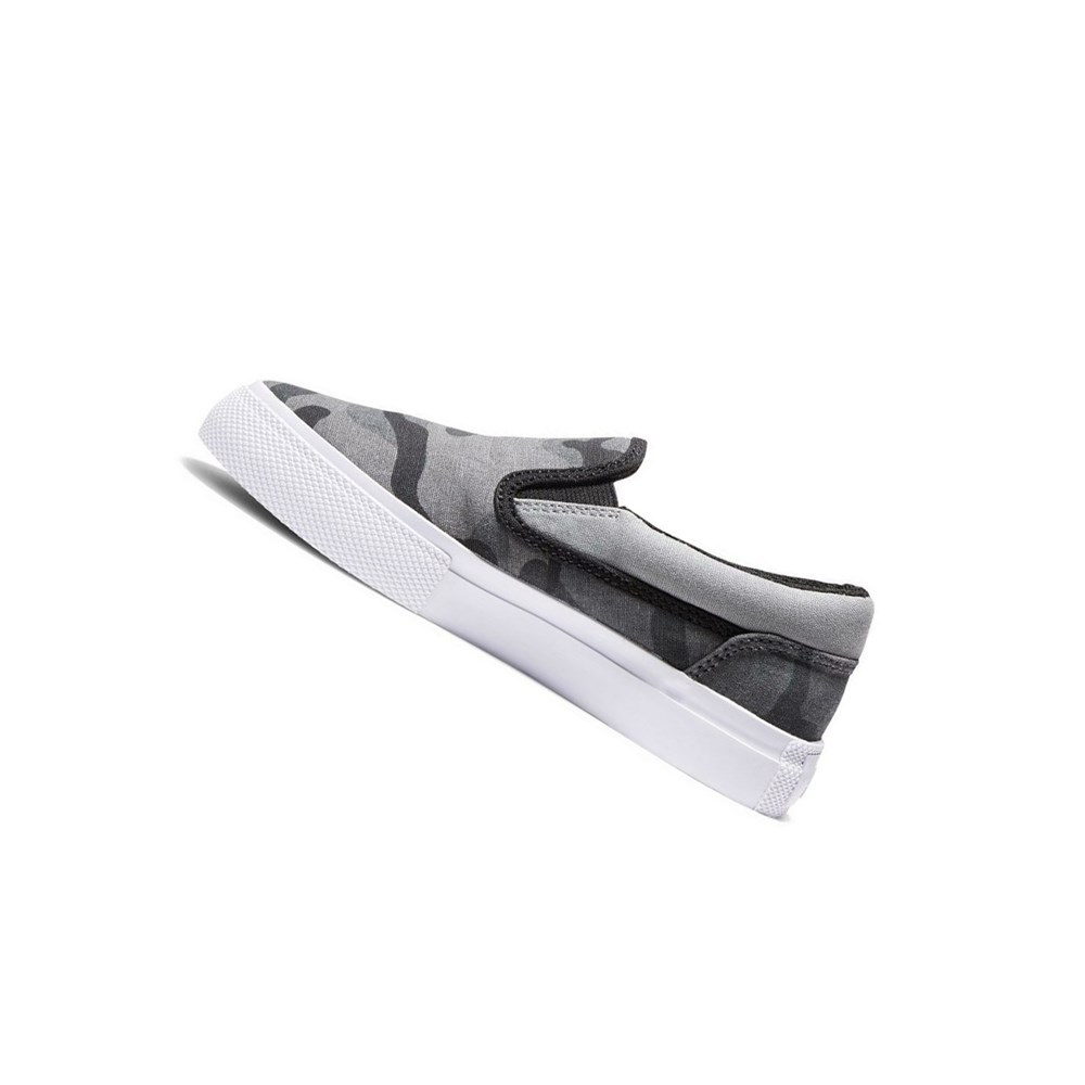 Enfant Black Camo Slip On DC Manual - france QPQ-3199001