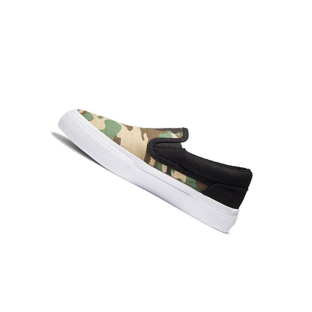 Enfant Black Camo Slip On DC Manual - france AAY-4639107